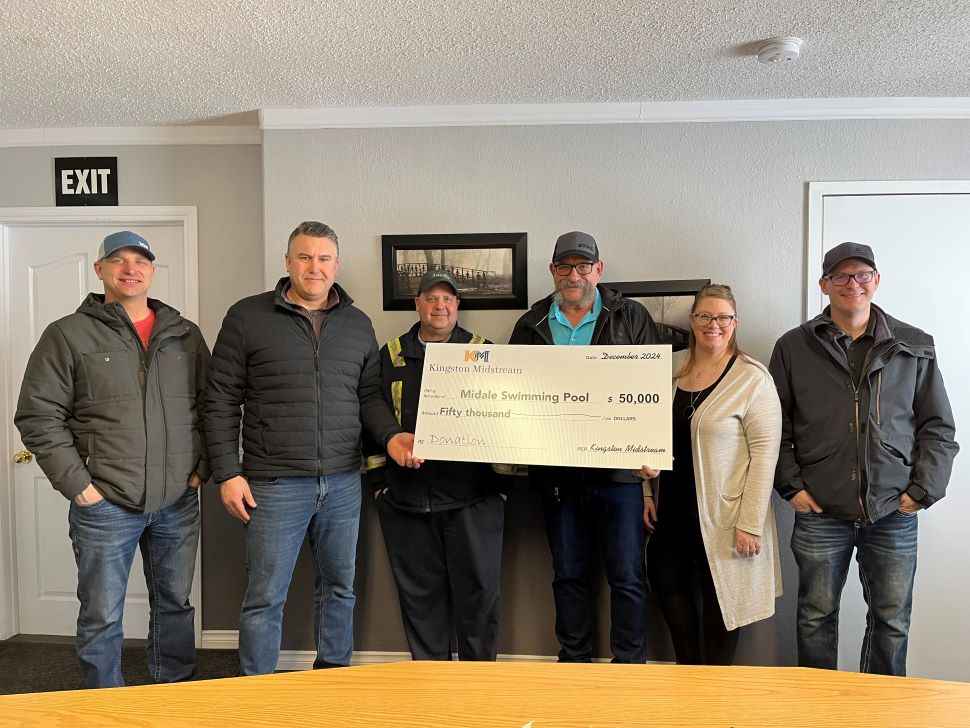 Midale Swimming Pool Donation 