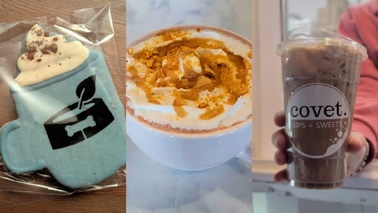 The three winning hot chocolates from this year's Okotoks Hot Chocolate Festival.