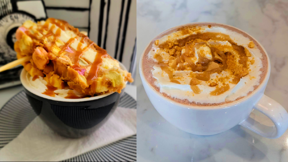 Hot chocolates from 94 Take the Cake and French 50.