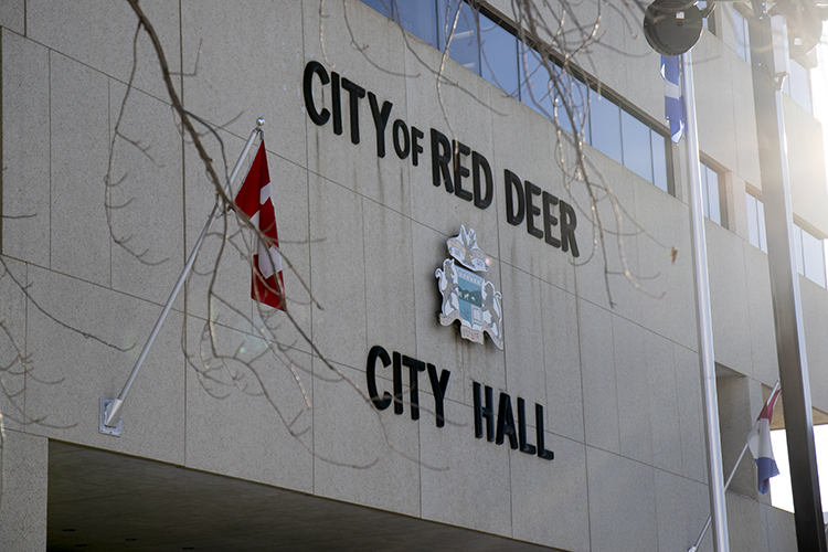 City of Red Deer city hall building. 