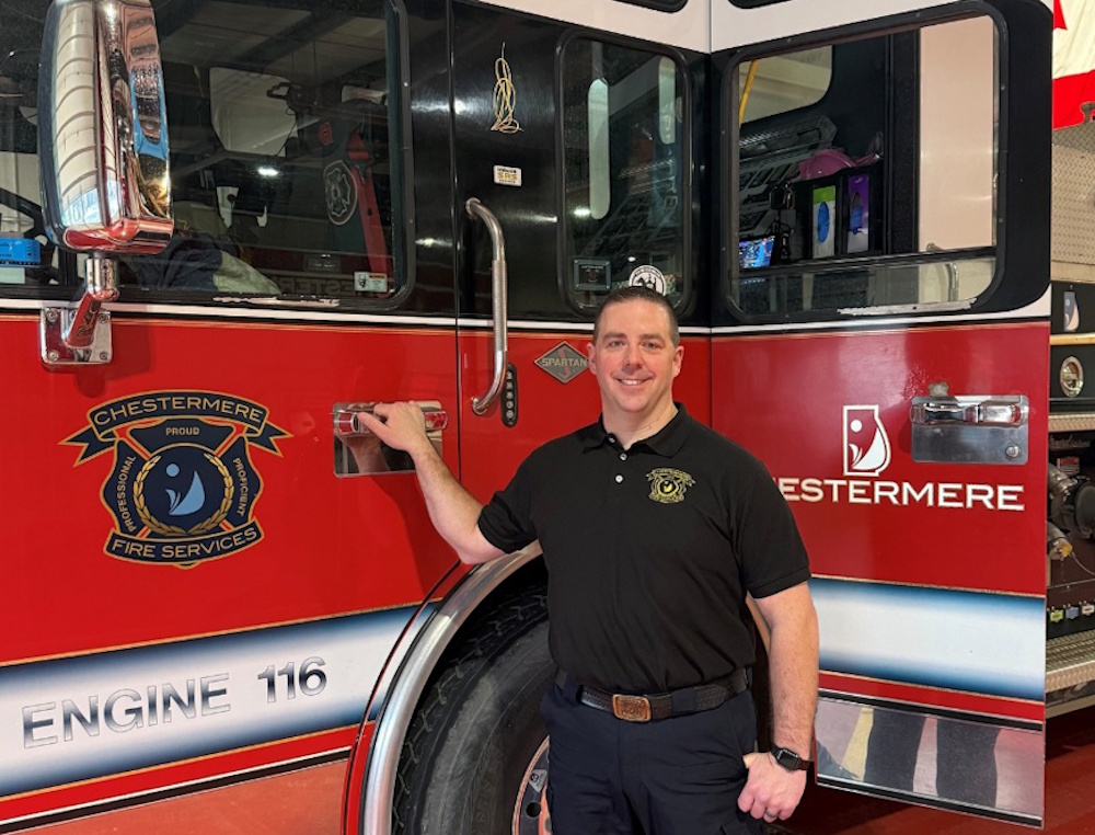 Cody Zebedee has been selected as Chestermere's new fire chief.