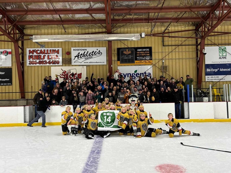 Friends and family pose with the team. (photos by Shawn Mullin)