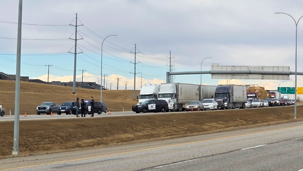 Deerfoot Trail having been closed on Friday after the collision.