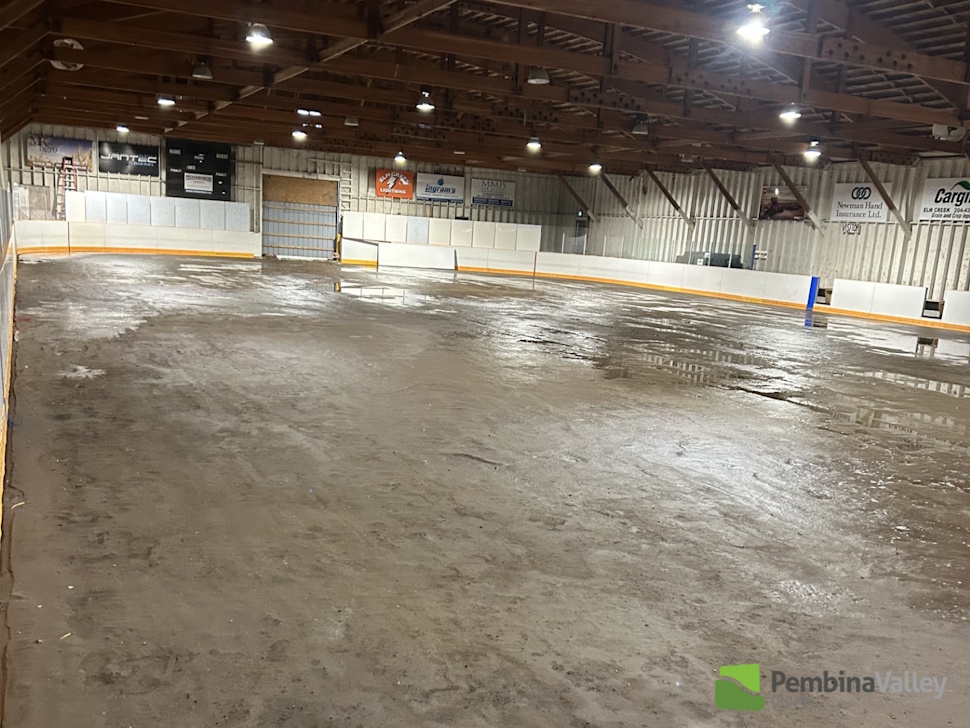 a photo of the inside of a rink