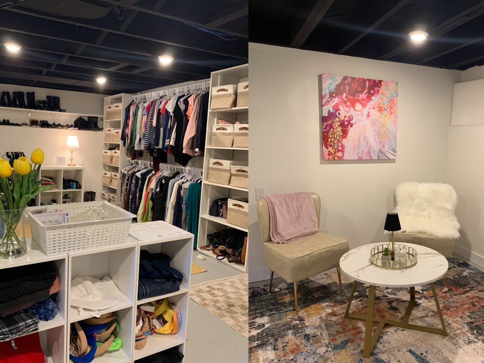 Images of Agape House's Community Closet