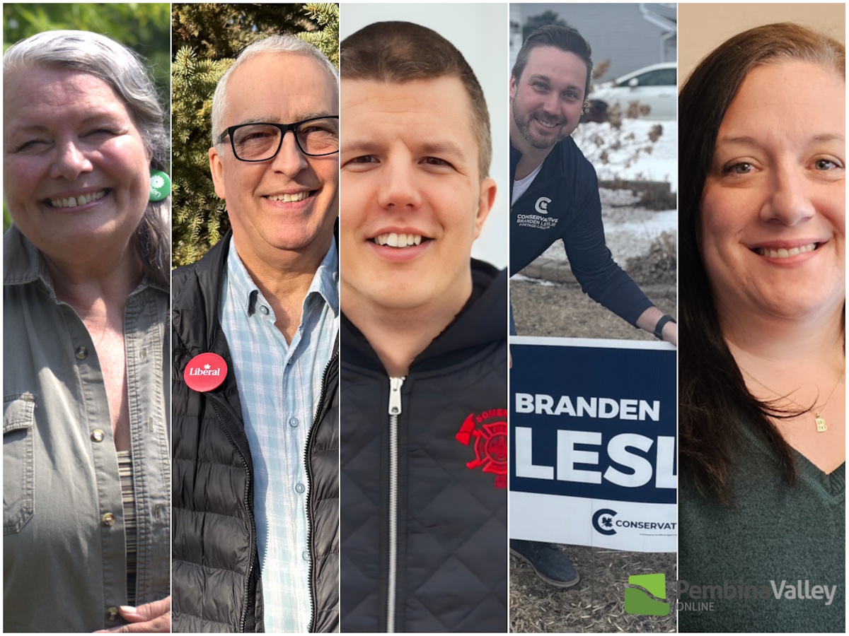 composite image of federal election candidates in Portage-Lisgar