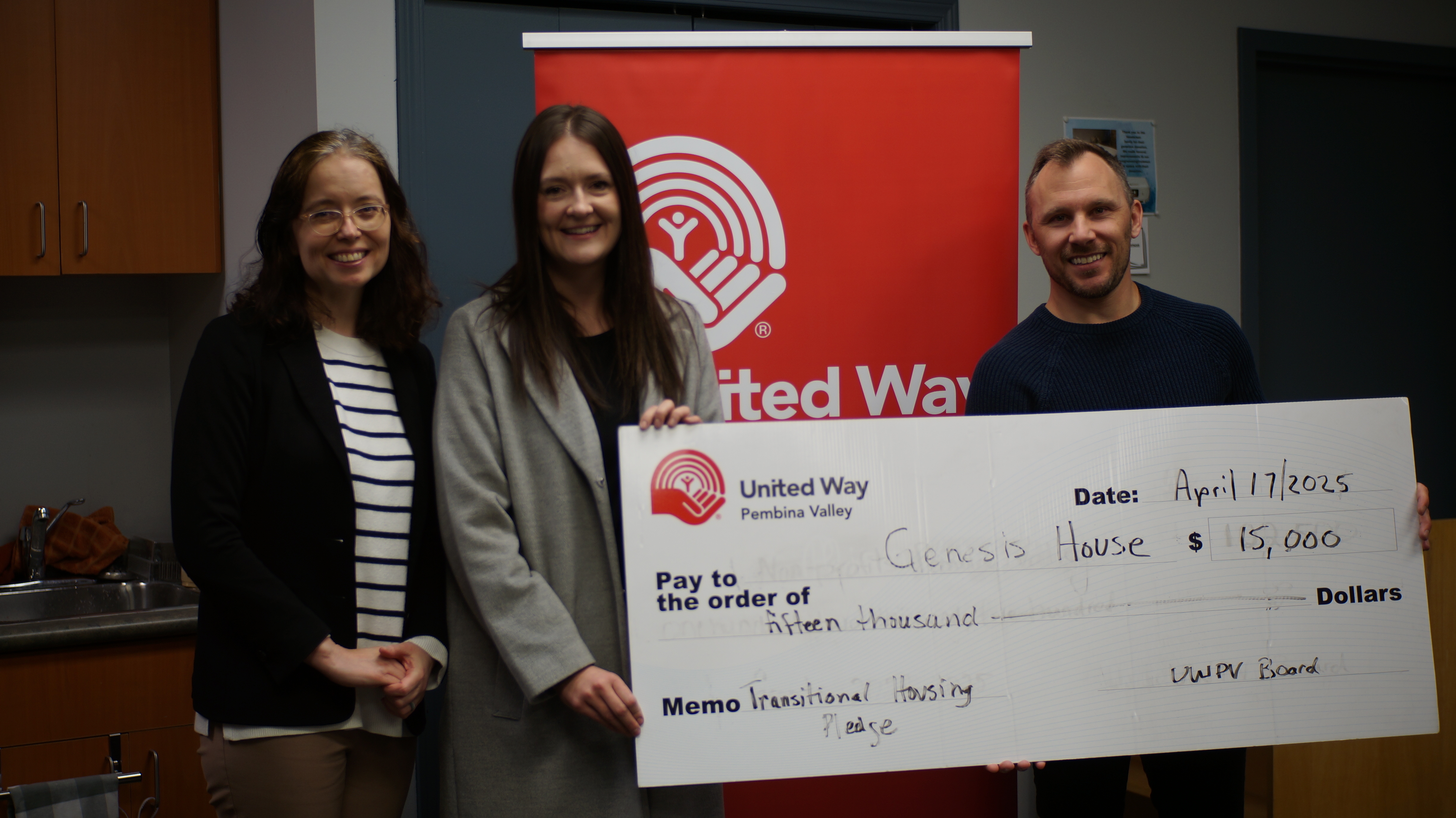 Donation made to Genesis House