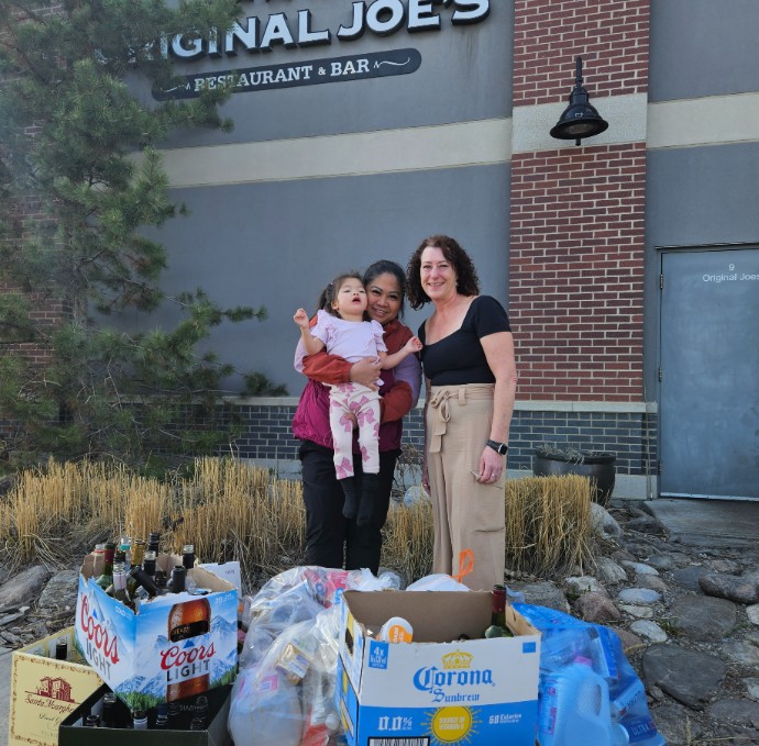 original joes donate bottles brielle robot legs 