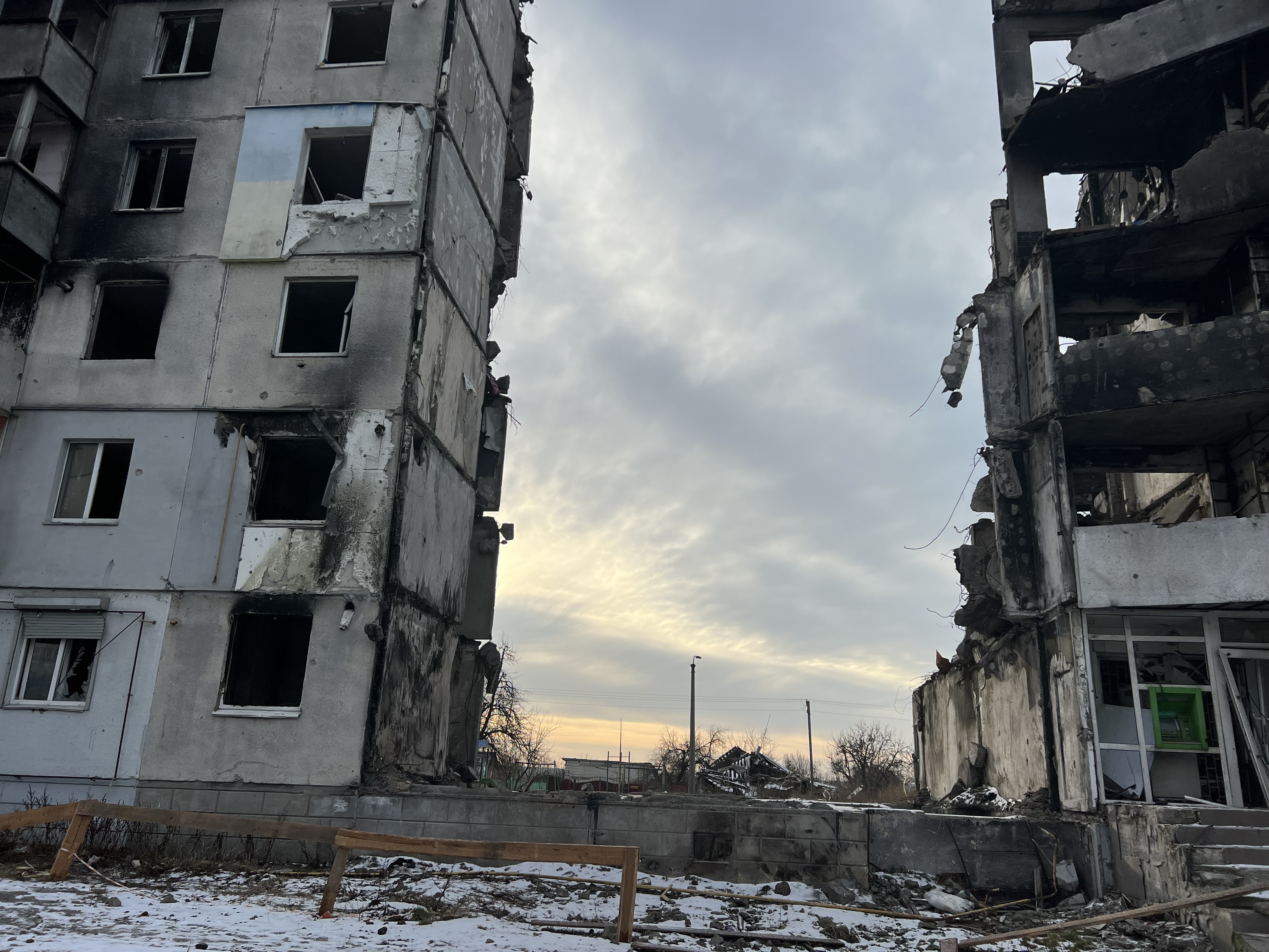 Deadly accuracy of bombing part of a building