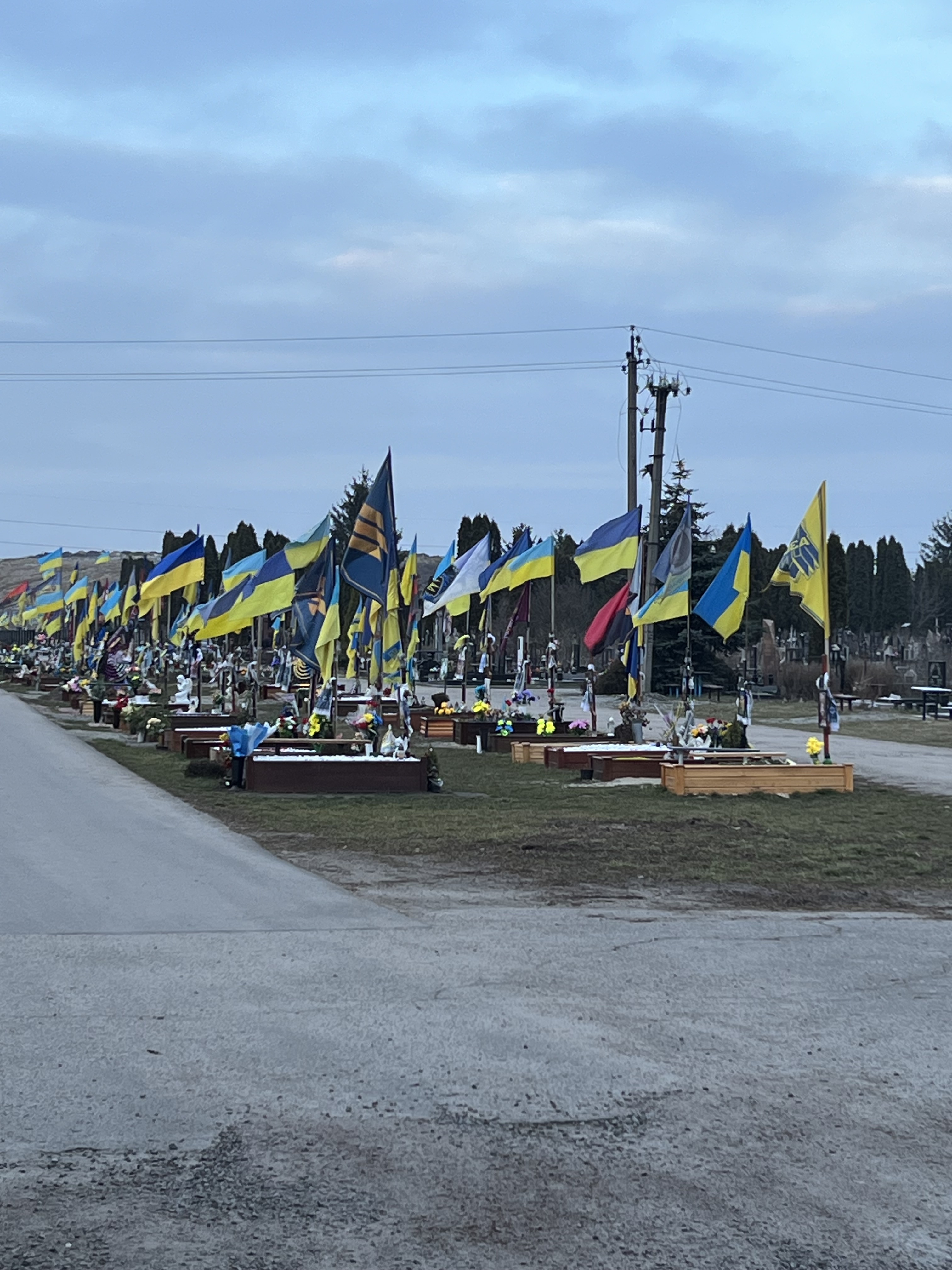 Memorials of those fallen