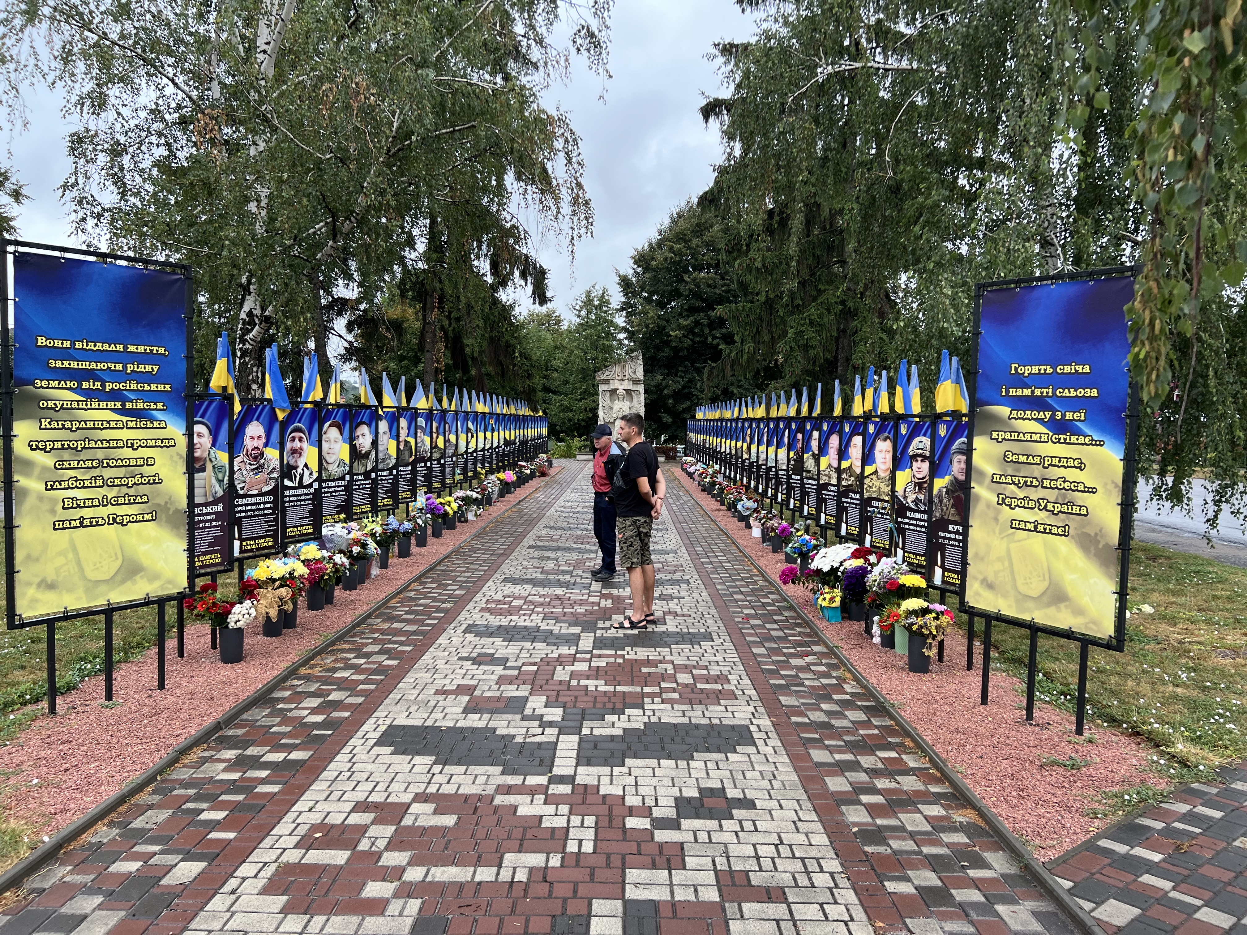 Memorials for those who fought