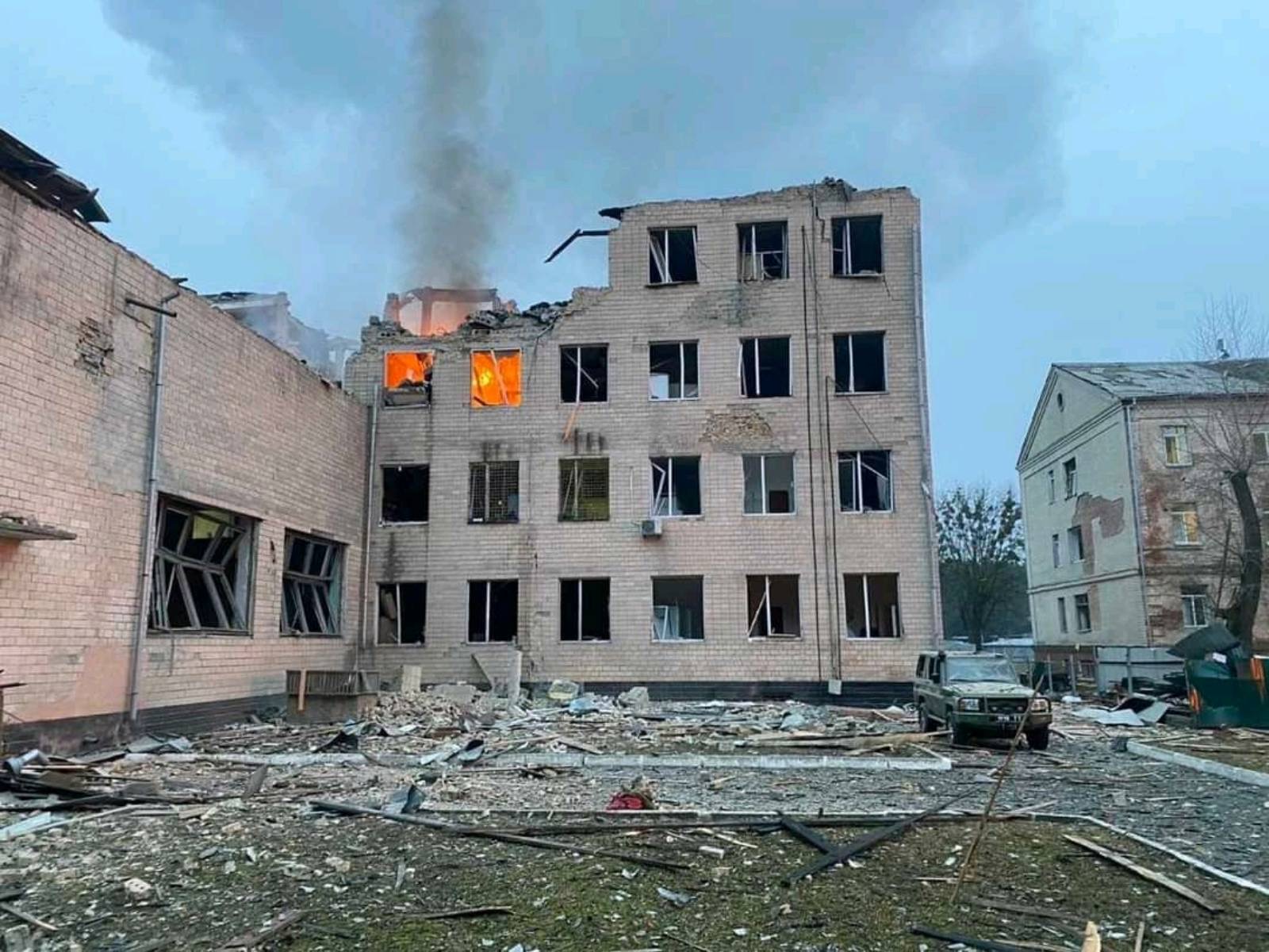 Bombed buildings
