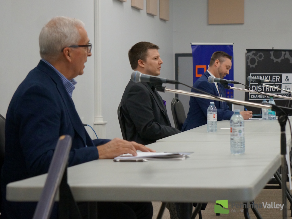 Left to right; Robert Kreis, Kevin Larson and Branden Leslie