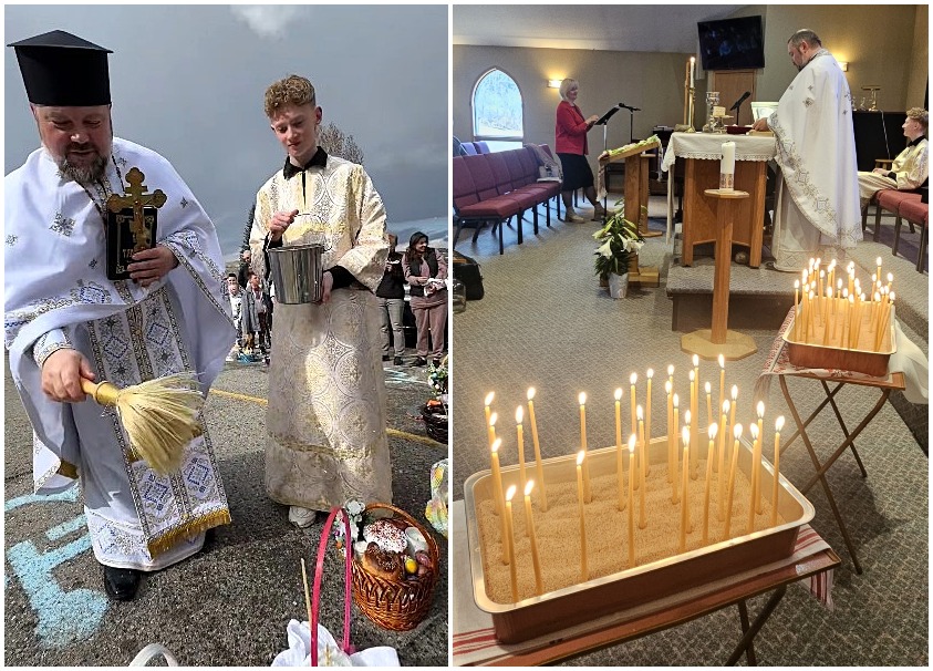 Ukrainian Orthodox Easter Service in Cochrane