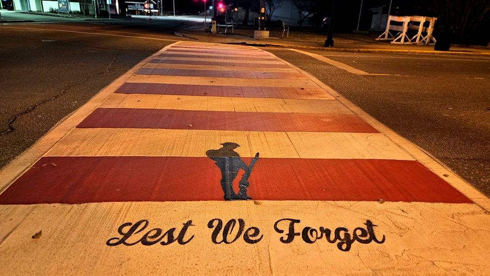 Veterans Crosswalk.