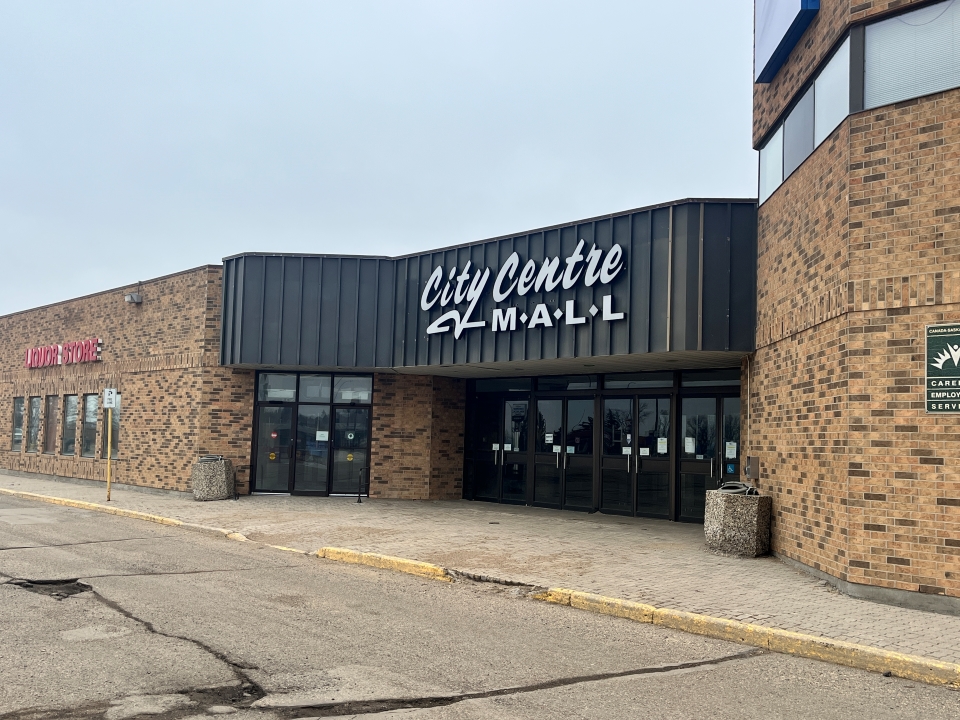 Weyburn City Centre Mall exterior.