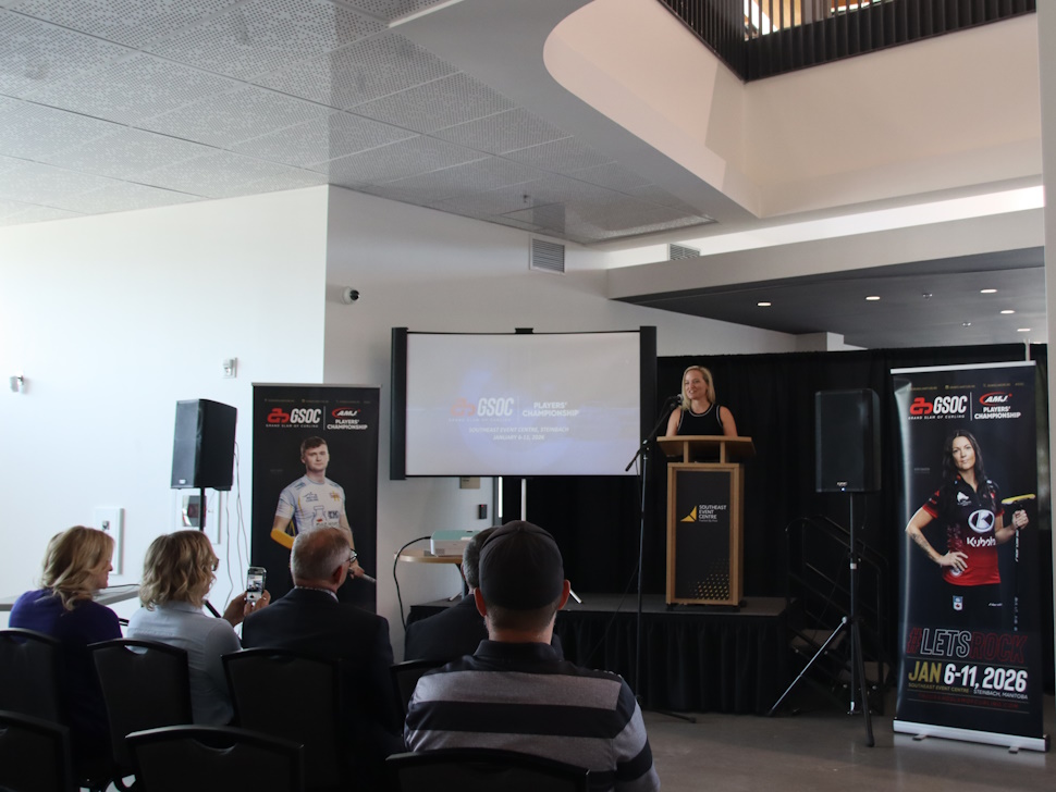 Press conference at the Southeast Event Centre