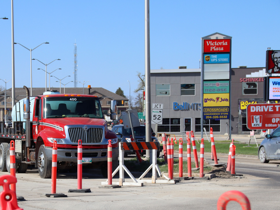 Highway 12 construction