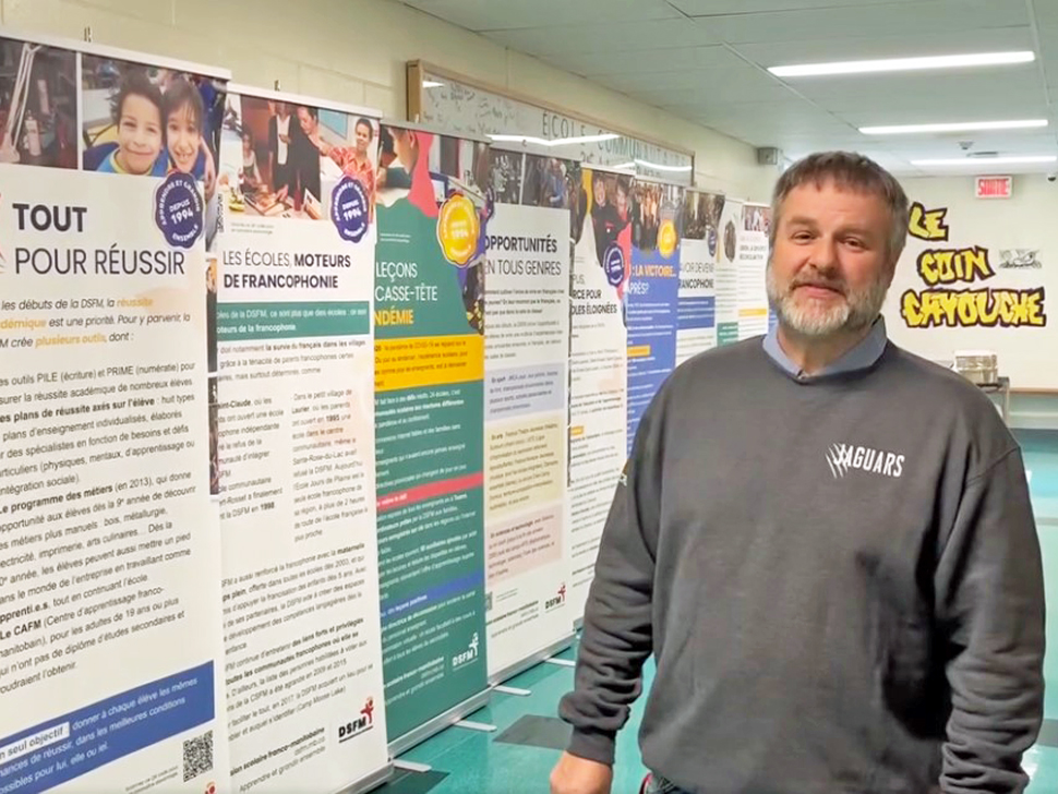 France Bouchard, Principal at Ecole Real Berard, in St Pierre. (Facebook)