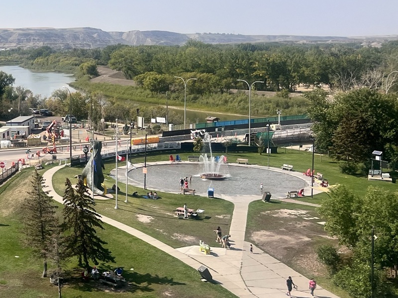 Gordon Taylor Bridge in Drumheller.
