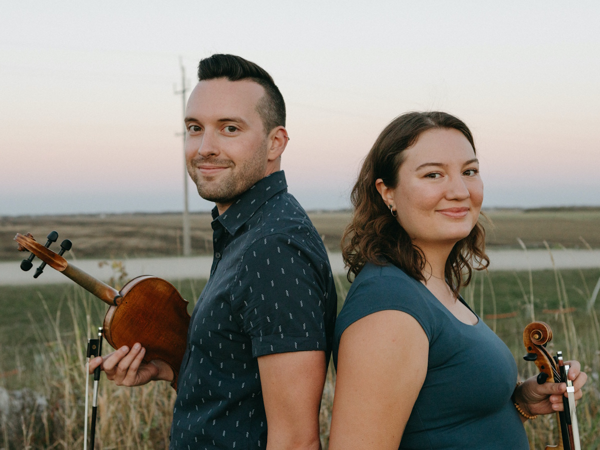 Left to right; Kyle Burghout and Jane Cory. Photo by Randi Rey