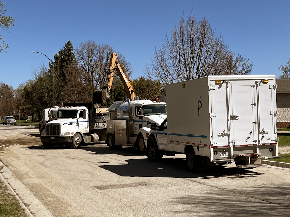 watermain break portage