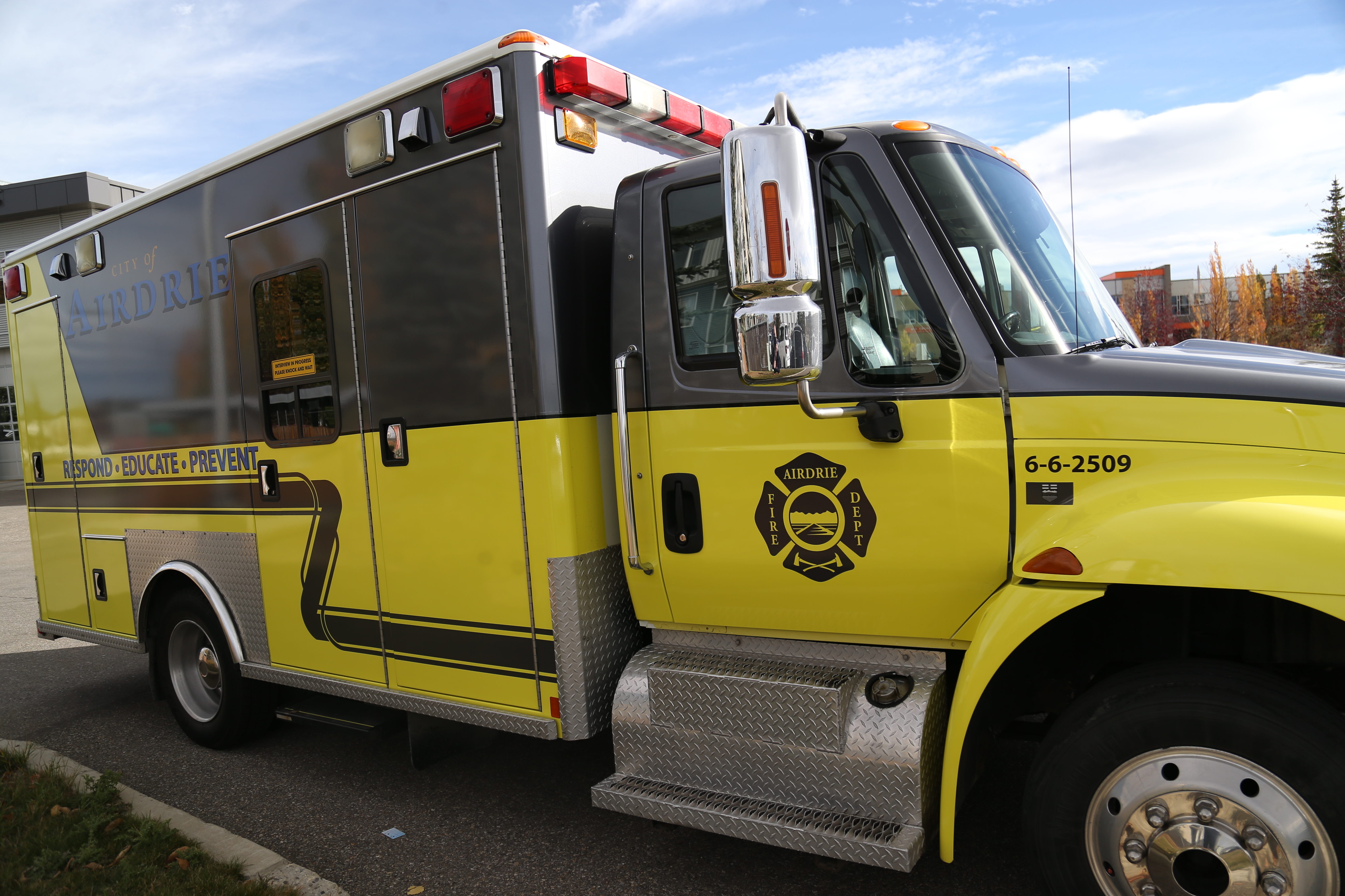 The Airdrie Fire Department says it did not respond to any weather-related service calls during last weekend’s heavy rainfall. File Photo / Discover Airdrie 