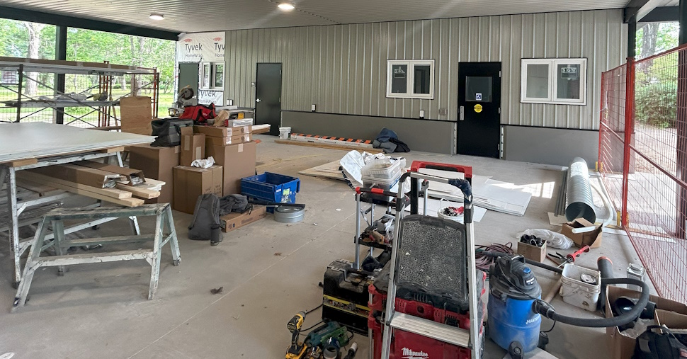 nickle lake construction
