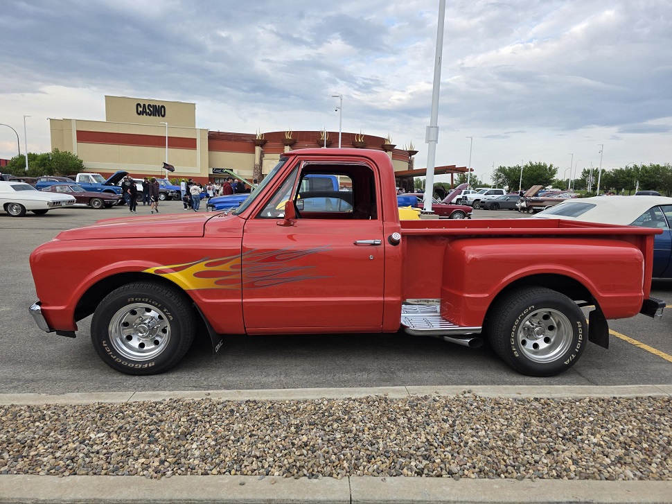 Parked at the Living Sky Casino for Tail Light Tuesday, the Begin truck was the favorite of many a young child, and their parents. (photos by Hayden Michaels)