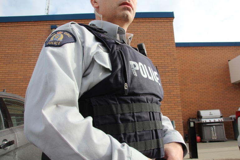 An RCMP officer.