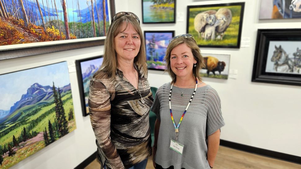 Jo-Anne and Lara Route 22 Artist Collective Gallery
