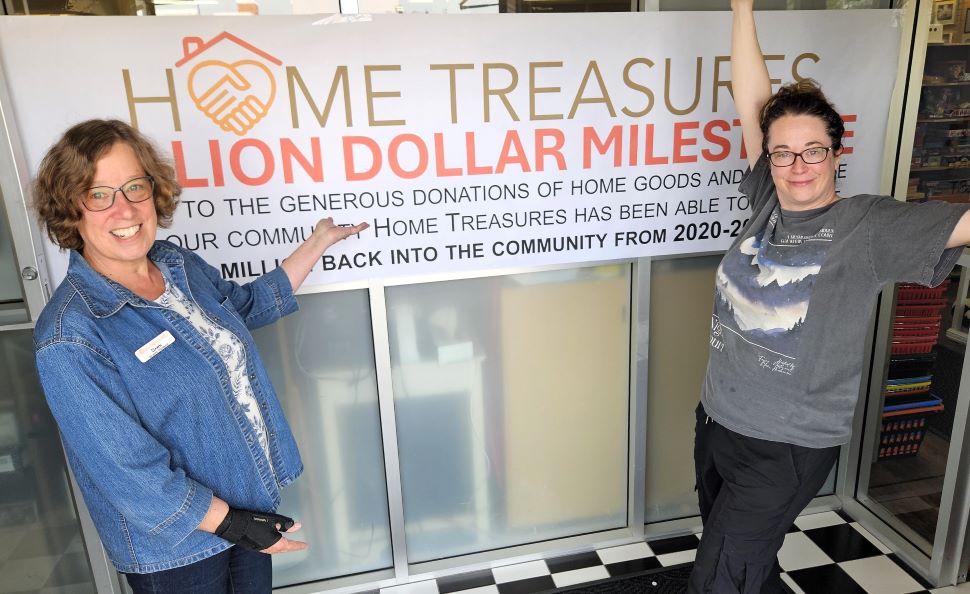 $1 million milestone for Cochrane Home Treasures