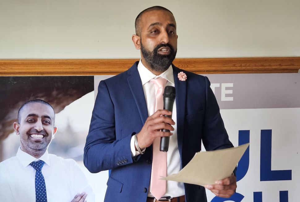Cochrane town council candidate Paul Singh