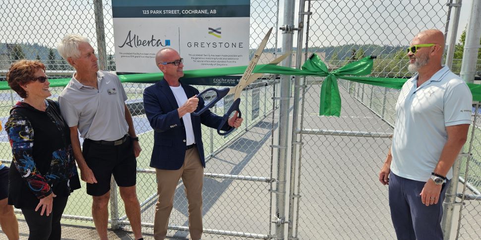 Cochrane Pickleball ribbon cutting 