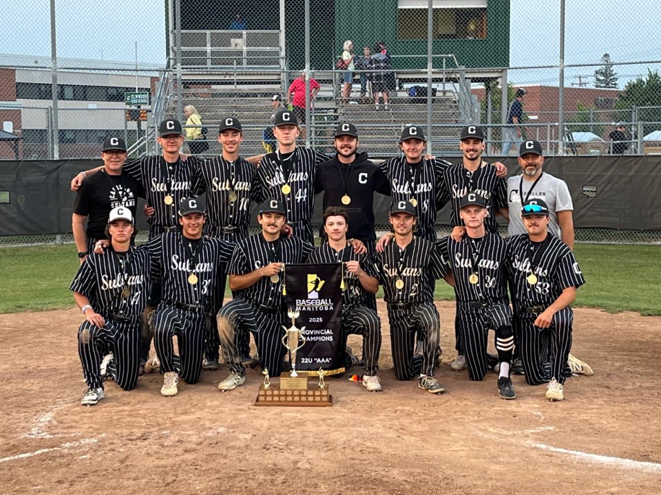 The MJBL Champion Carillon Sultans (Photo provided by Don Meilleur)