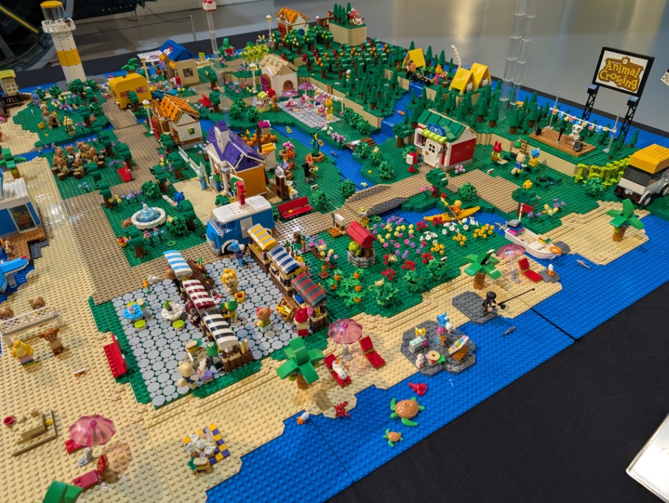 Melinda Abrams' recreation of her Animal Crossing island had many other players of the beloved game oo'ing and ah'ing (photos by Gordon Edgar)
