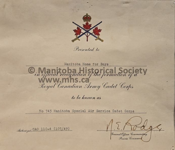 Photo from the Manitoba Historical Society