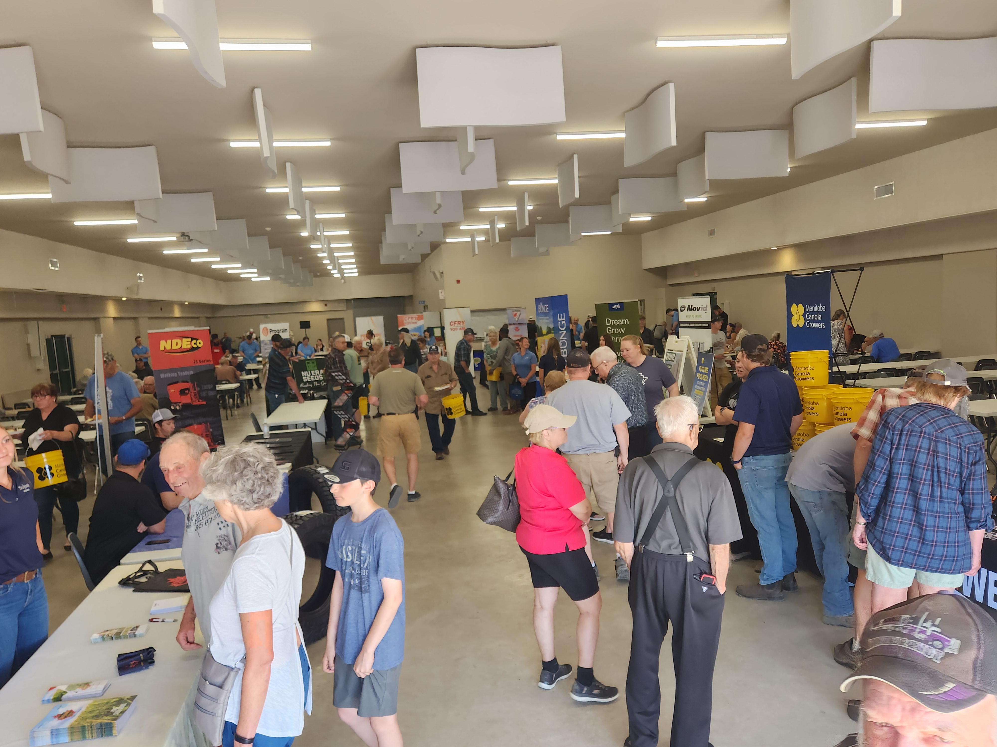 MNP hall at 11:00 A.M., people started gathering inside.  PortageOnline/ Tristen Sokolosky