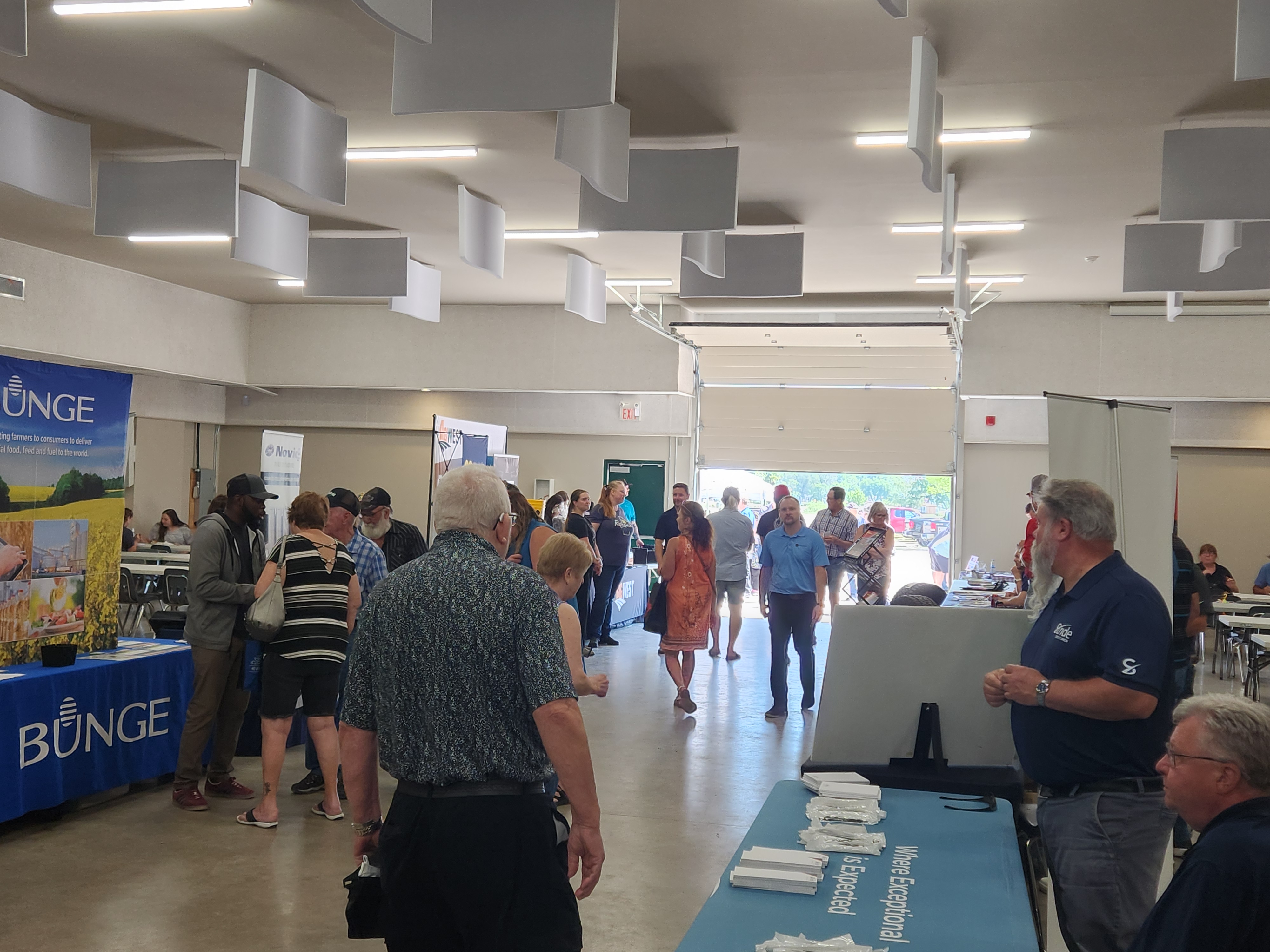 MNP hall at 11:00 A.M., people started gathering inside.  PortageOnline/ Tristen Sokolosky