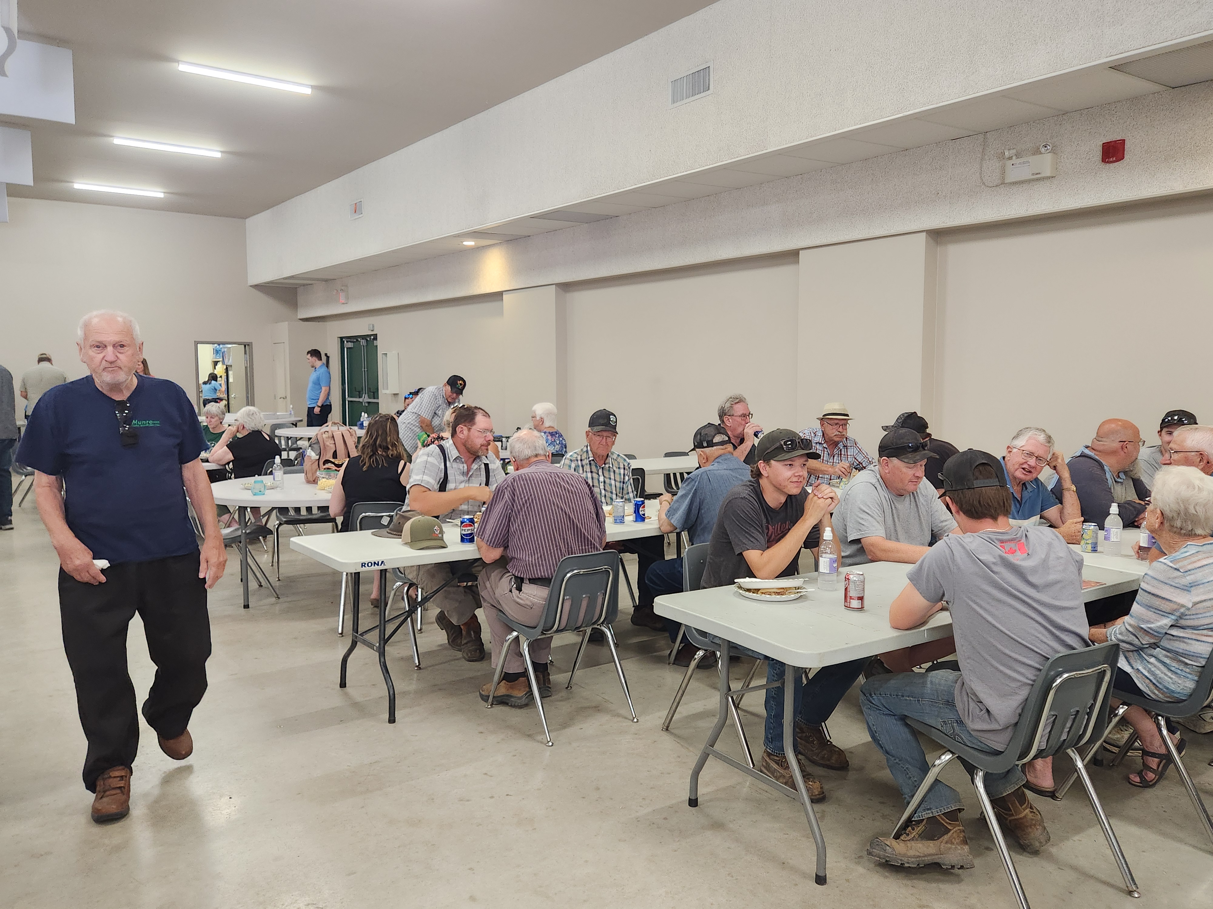 MNP was full of farmers and people coming for the lunch, and enjoying the tunes.  PortageOnline/ Tristen Sokolosky