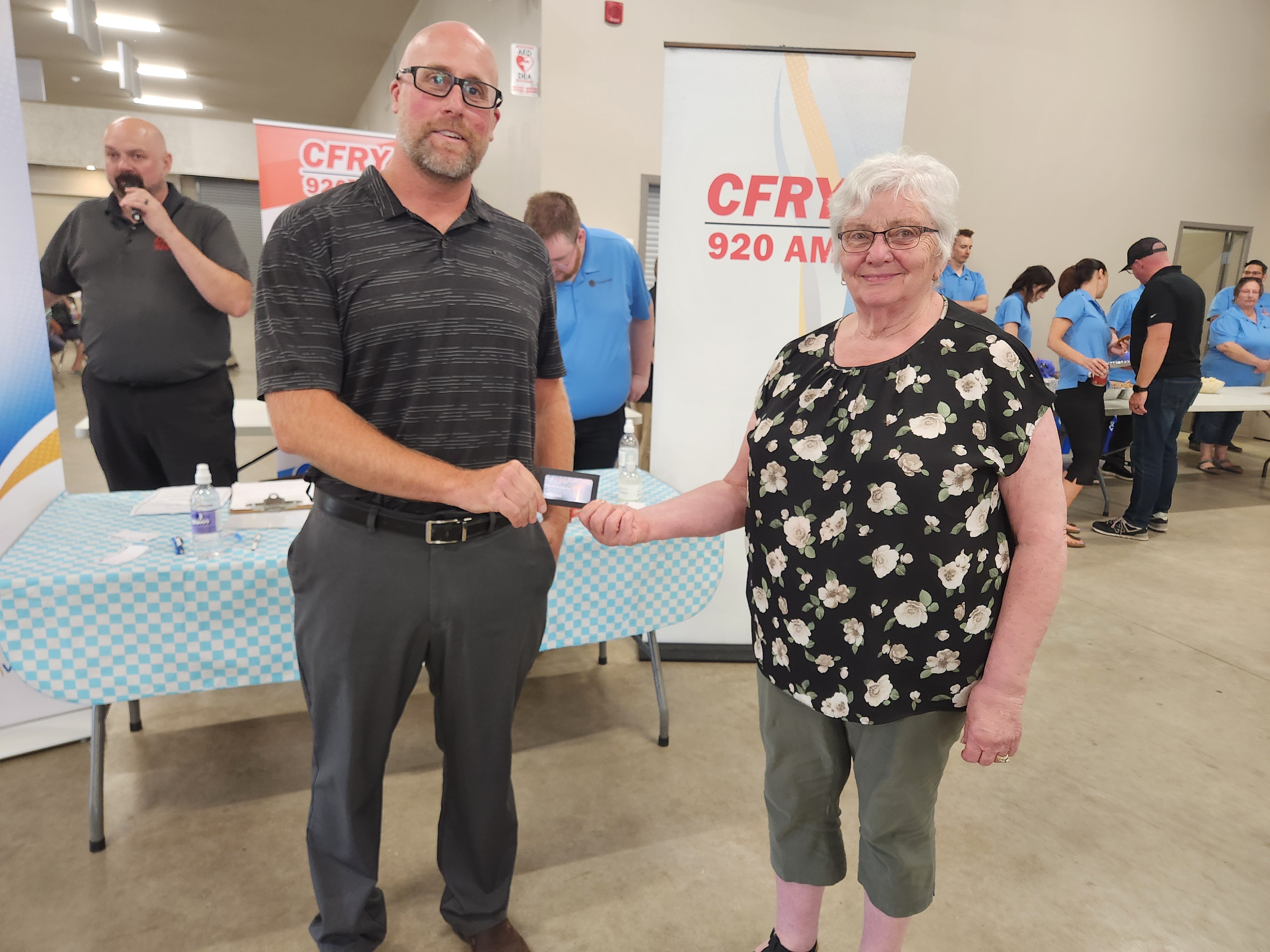 Belks Financial Strategies draw winner.  PortageOnline/ Tristen Sokolosky
