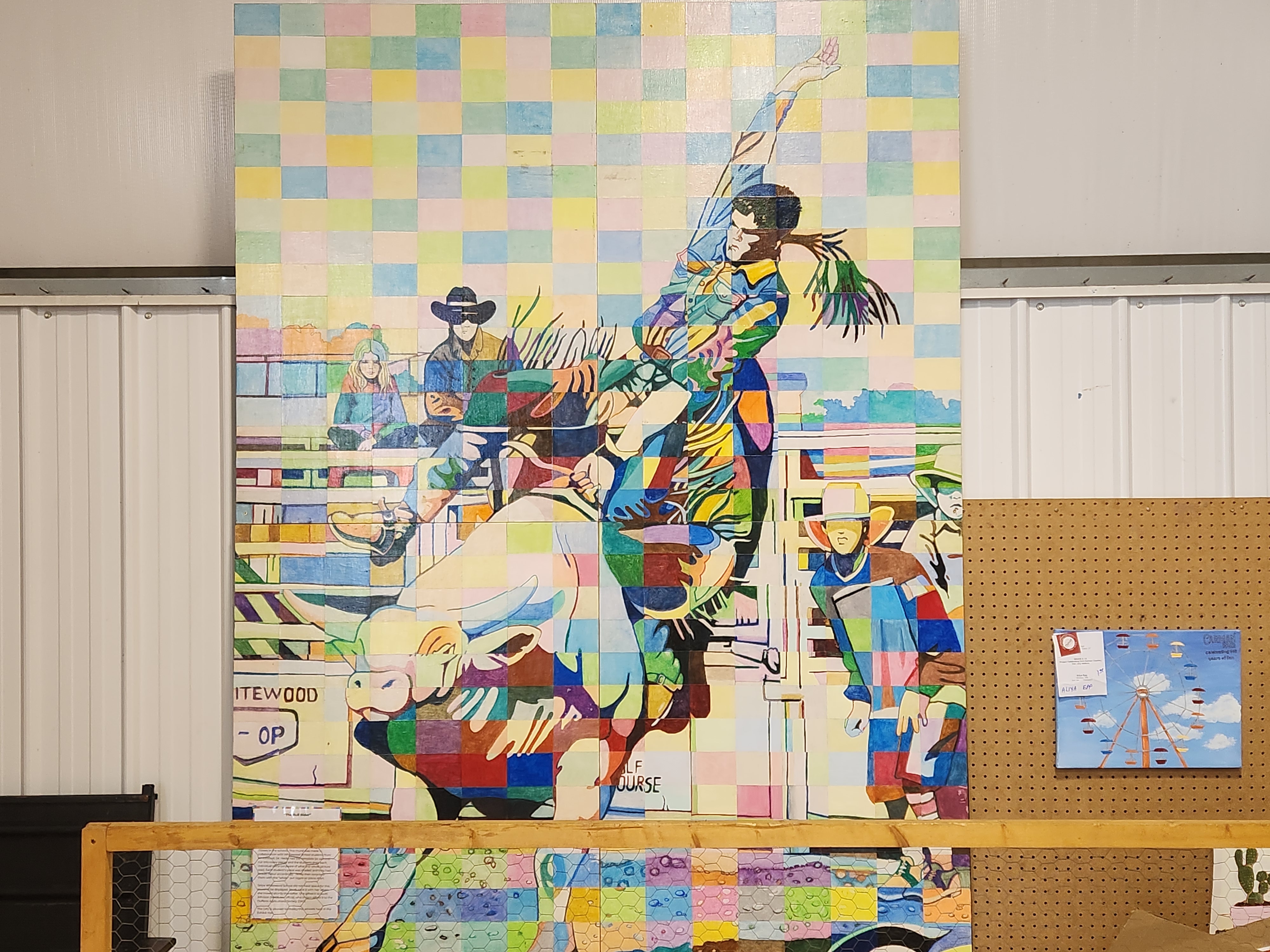 Staple piece of artwork at the Exhibit Hall. PortageOnline/ Tristen Sokolosky