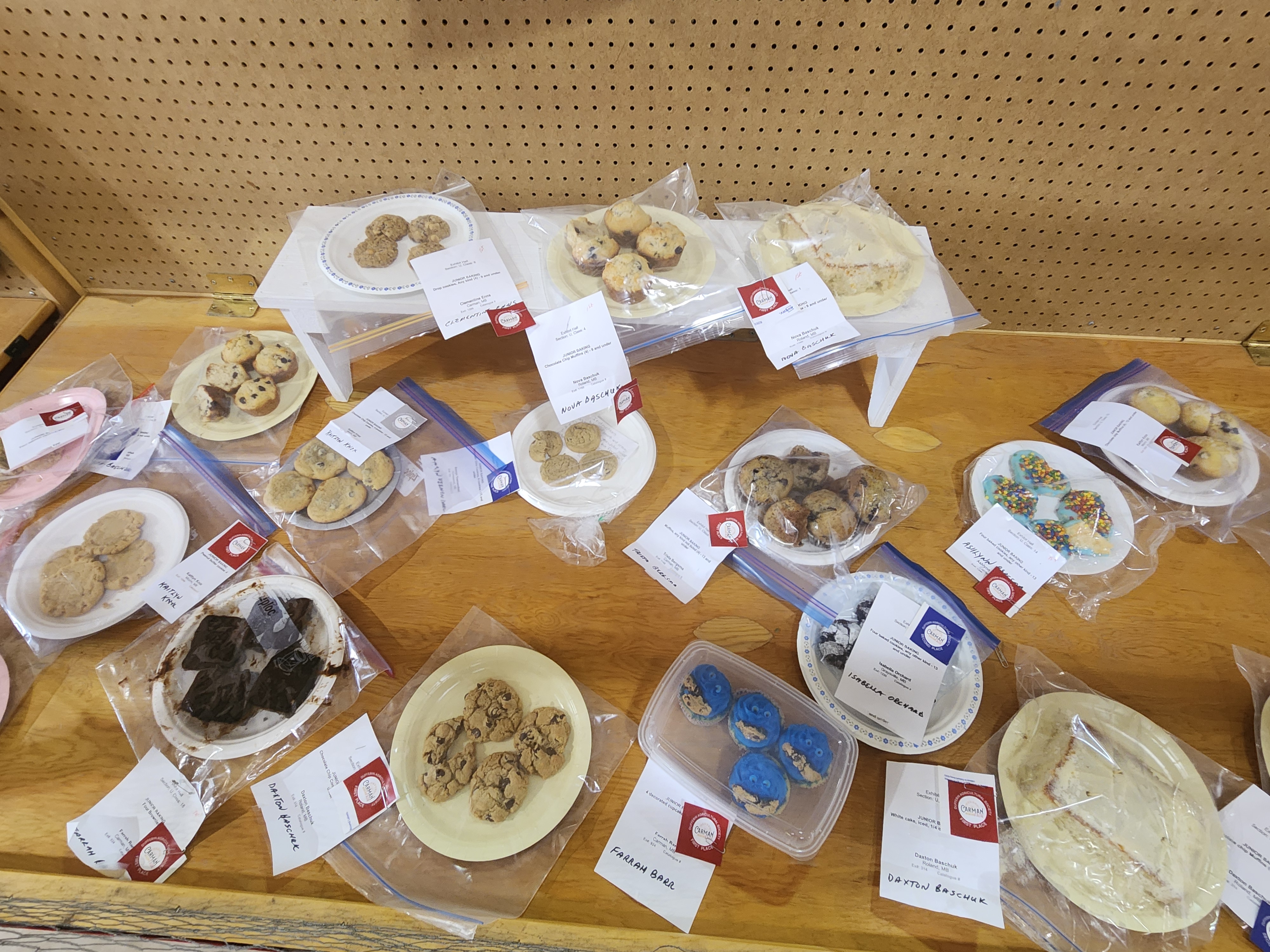 Baked Goods were also put on display to view, after being judged earlier in the week. PortageOnline/ Tristen Sokolosky