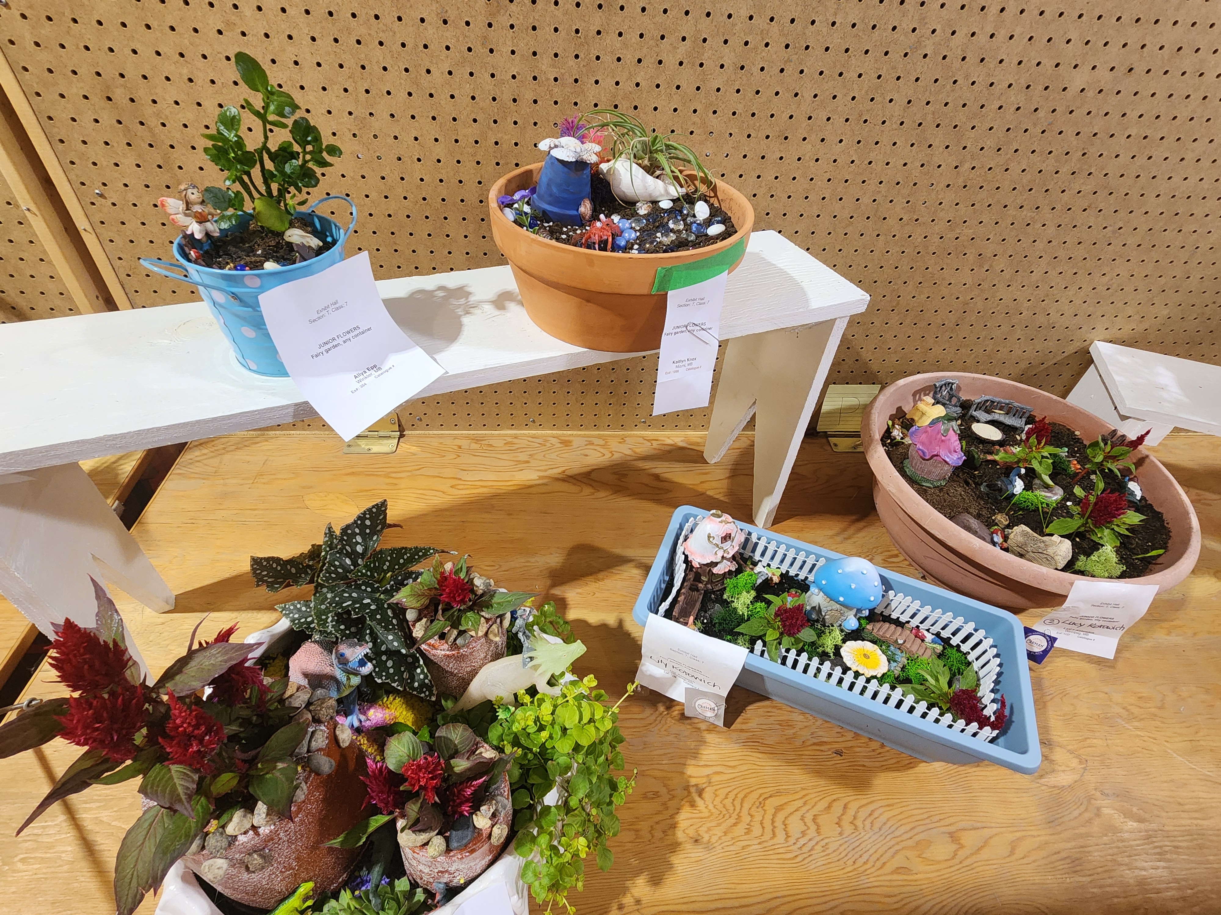 Flower arrangements were on display. PortageOnline/ Tristen Sokolosky