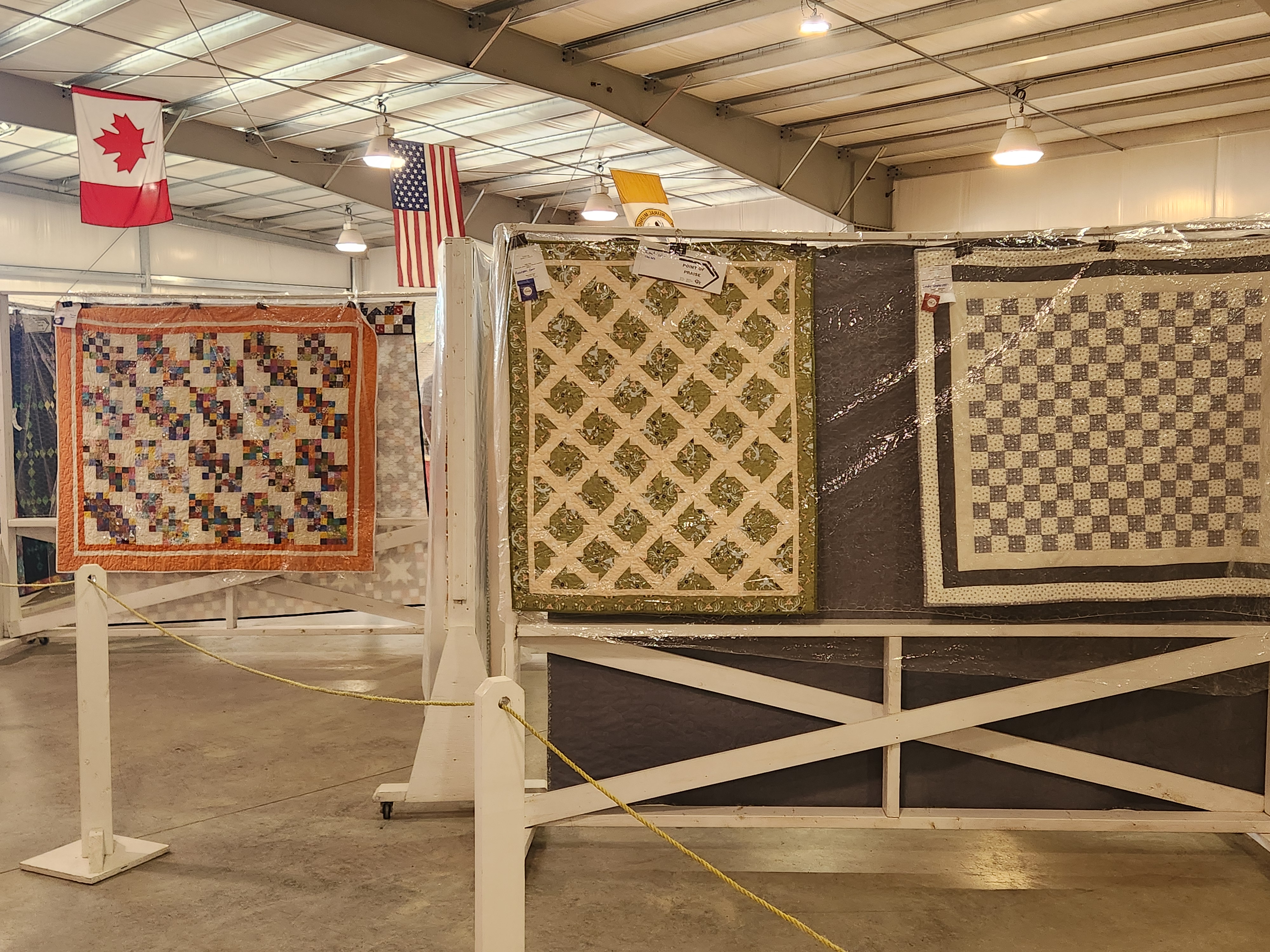 Exhibit Hall at the Carman Fair, showing off creative displays ranging from all different styles of art. PortageOnline/ Tristen Sokolosky