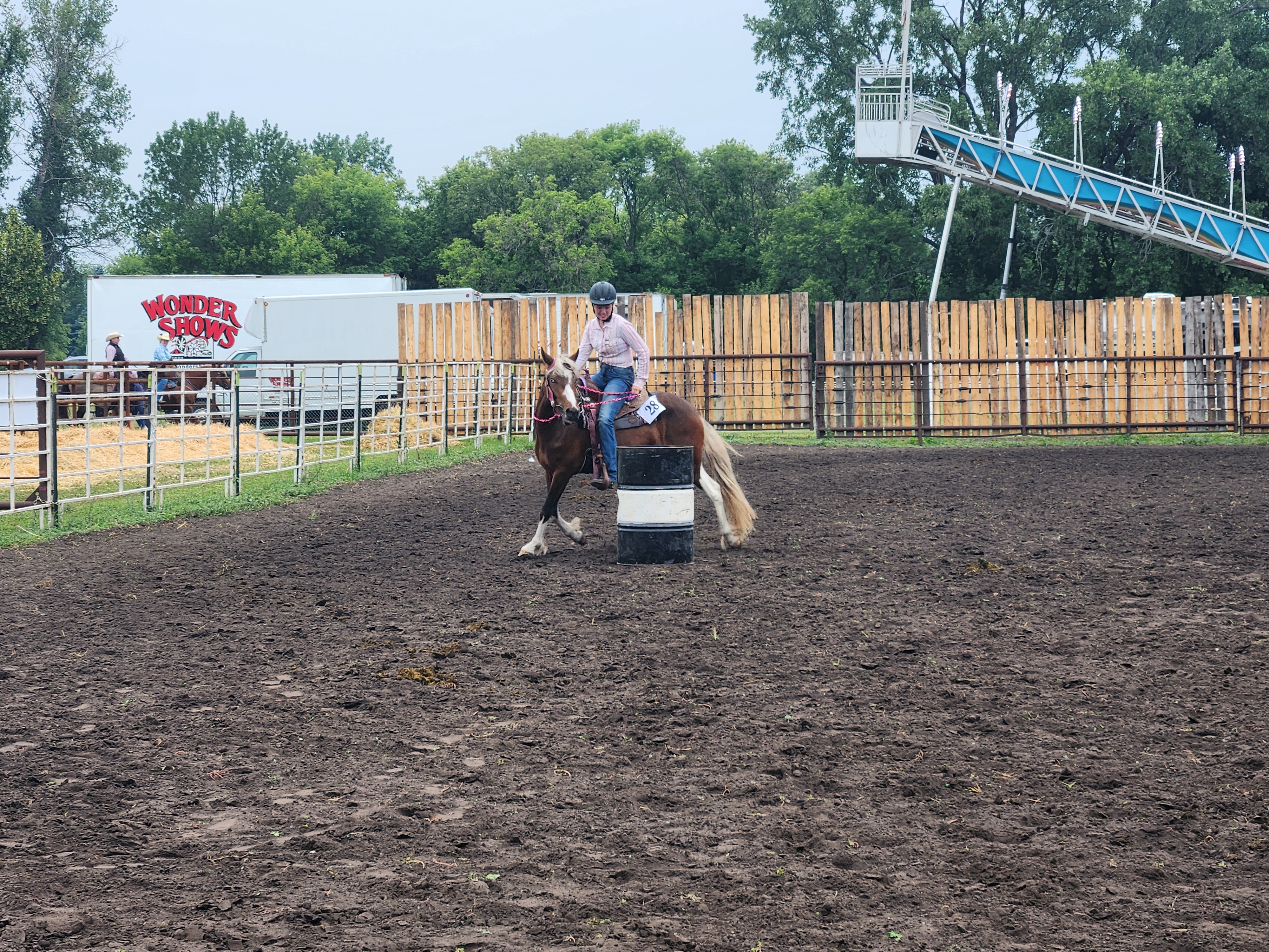 Youth Barrel Racing took place at the Fair. PortageOnline/ Tristen Sokolosky