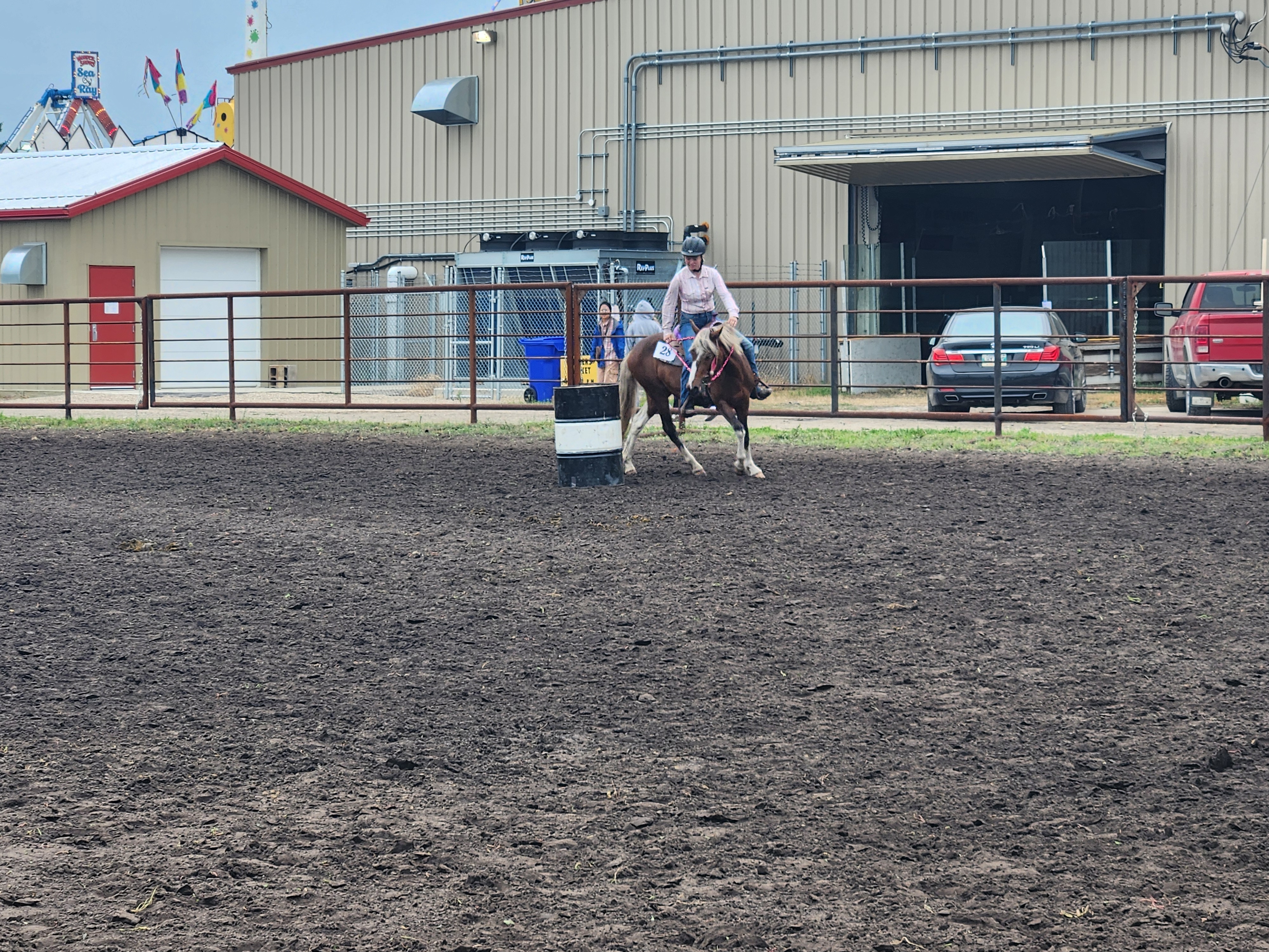 Youth Barrel Racing took place at the Fair. PortageOnline/ Tristen Sokolosky