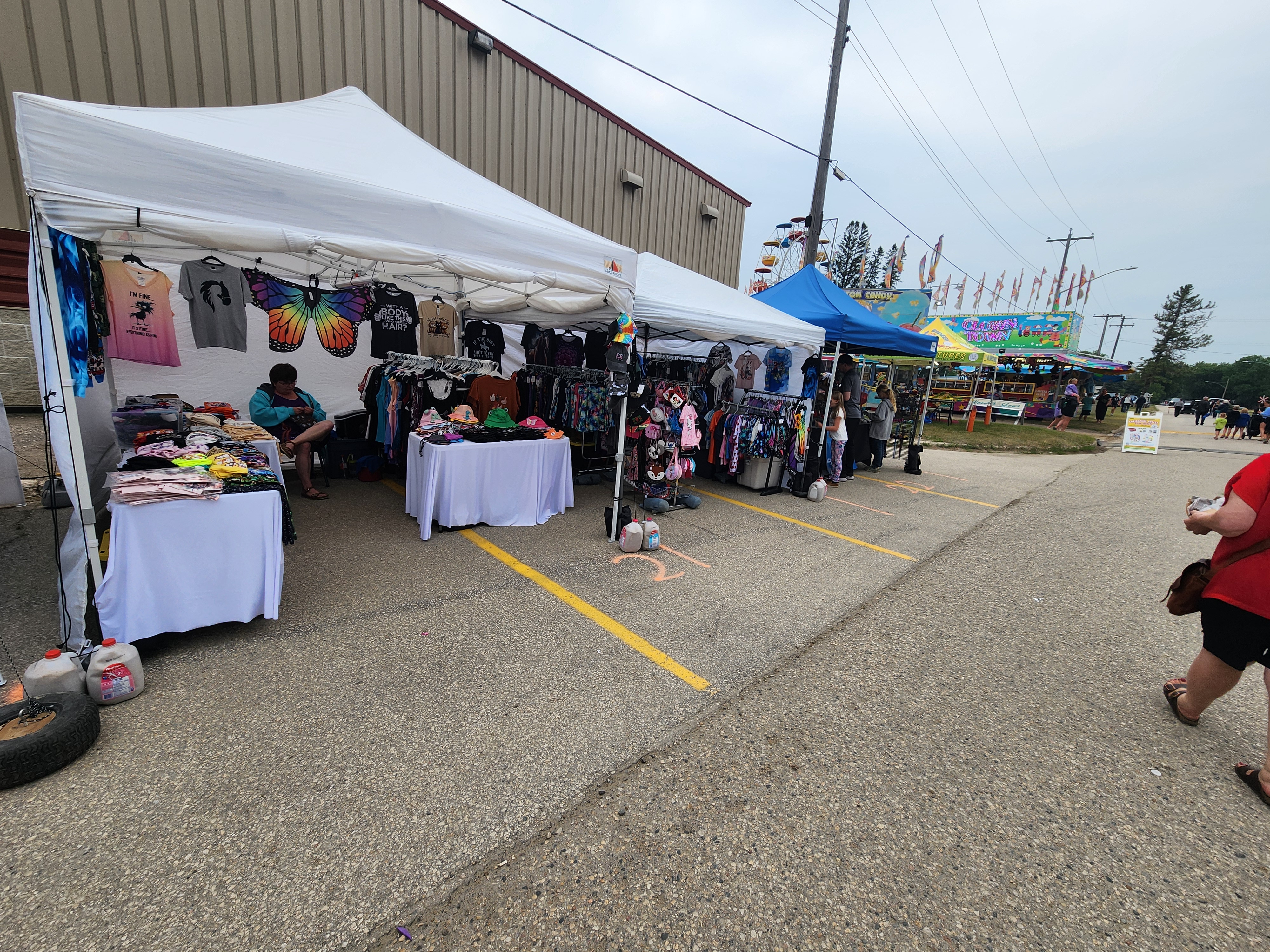 Lots of different vendors at the Carman Fair. PortageOnline/ Tristen Sokolosky
