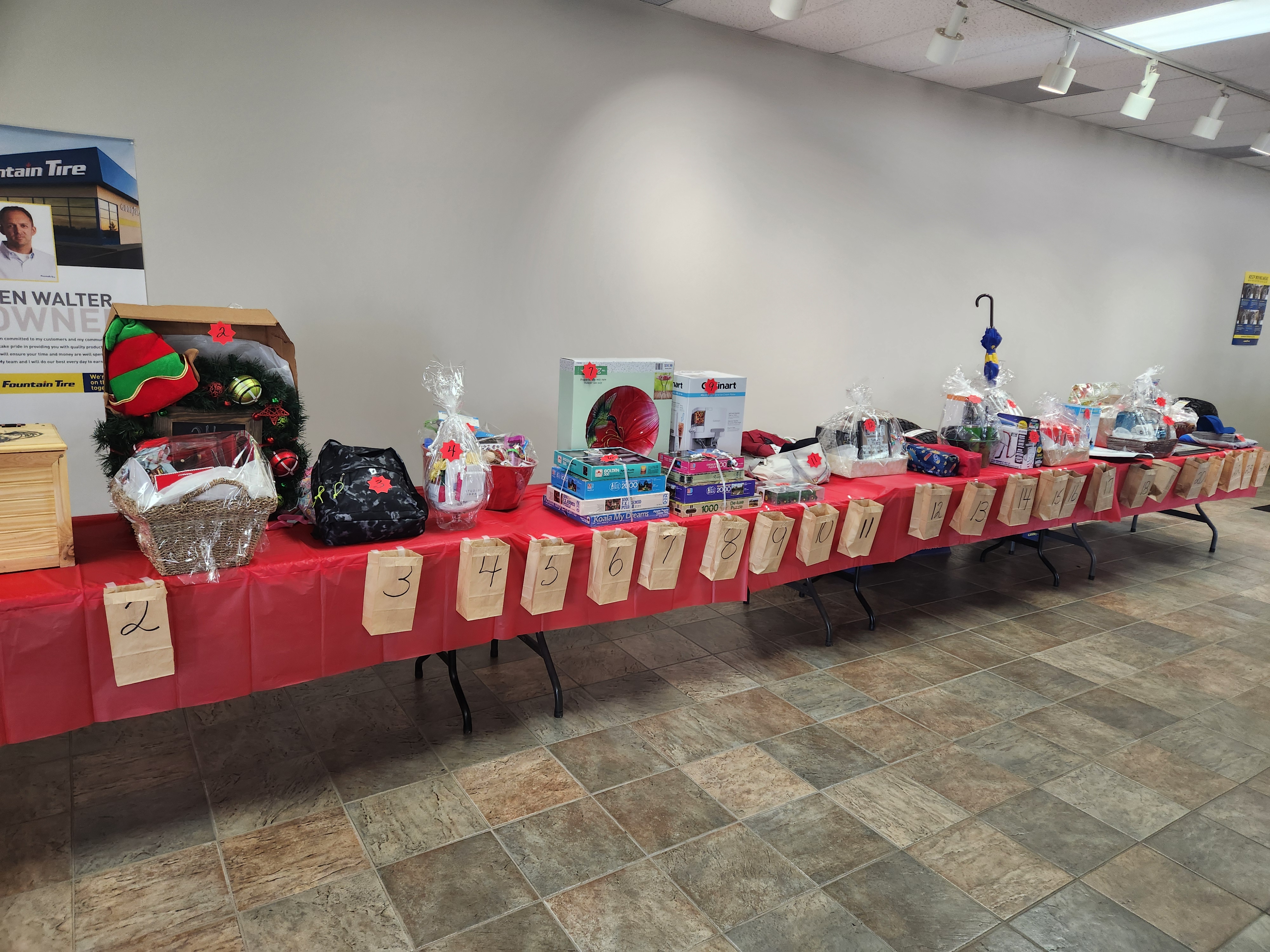 Silent auction was available to anyone, wide range of prizes.   PortageOnline/ Tristen Sokolosky 