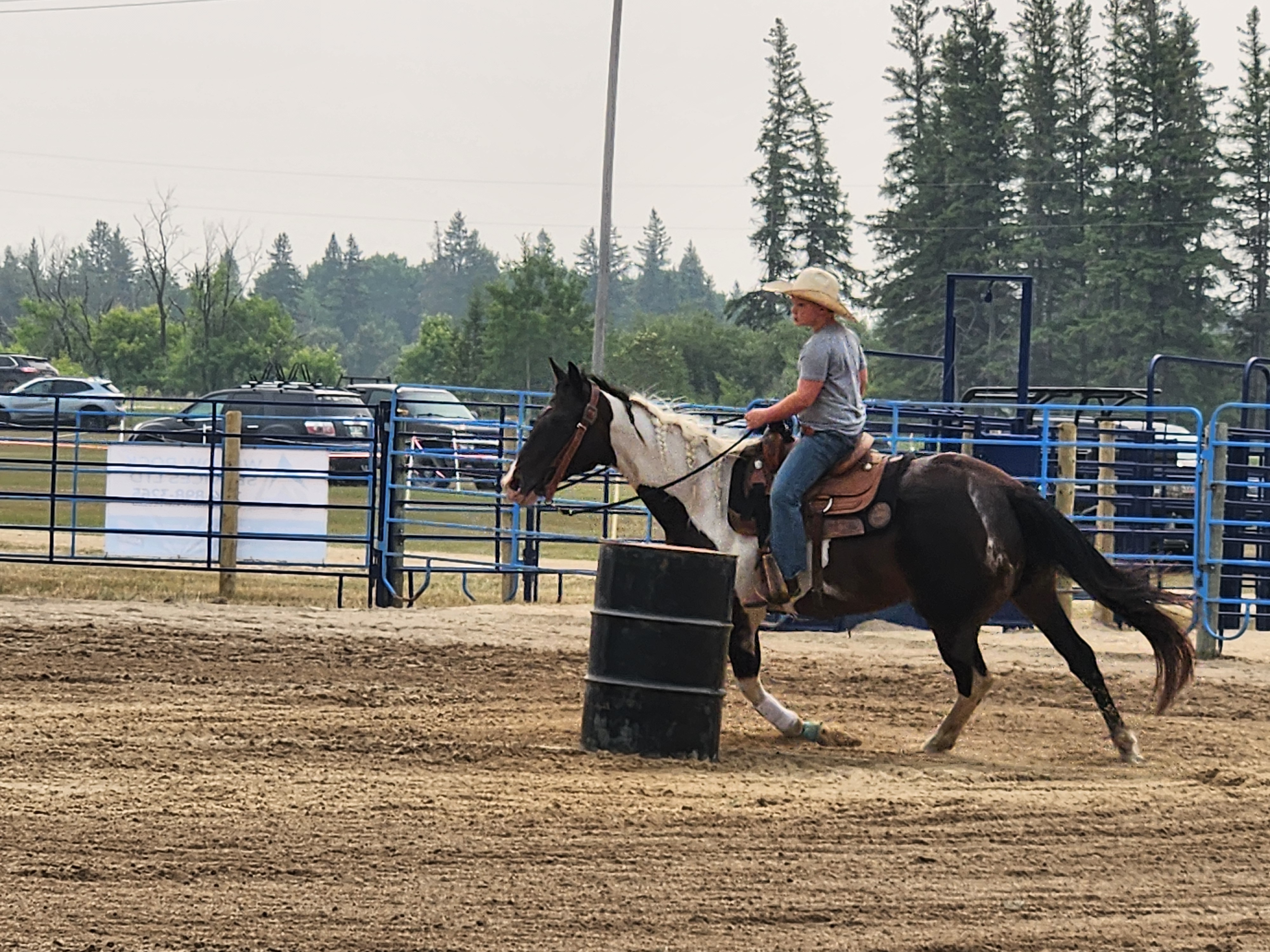 Burn n' Turn was a Morning delight to watch for families. PortageOnline/ Tristen Sokolosky
